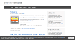 Desktop Screenshot of javier.rodriguez.org.mx