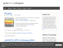 Tablet Screenshot of javier.rodriguez.org.mx